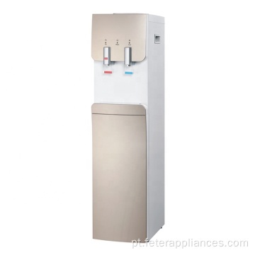 dispensador de refrigerador de água de refrigeração de compressão quente e fria com 2 torneiras